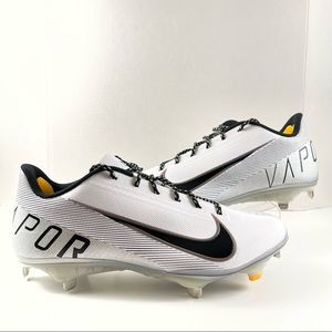 NIKE LUNAR VAPOR ULTRAFLY ELITE 3 BASEBALL CLEATS CJ7577-103 WHITE BLACK MEN’S